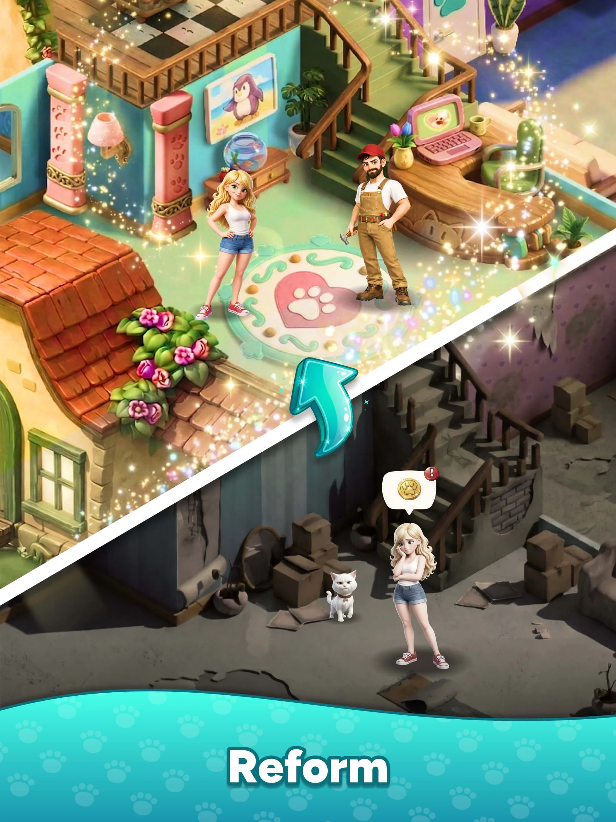 Pet Shelter Merge & Story screenshot