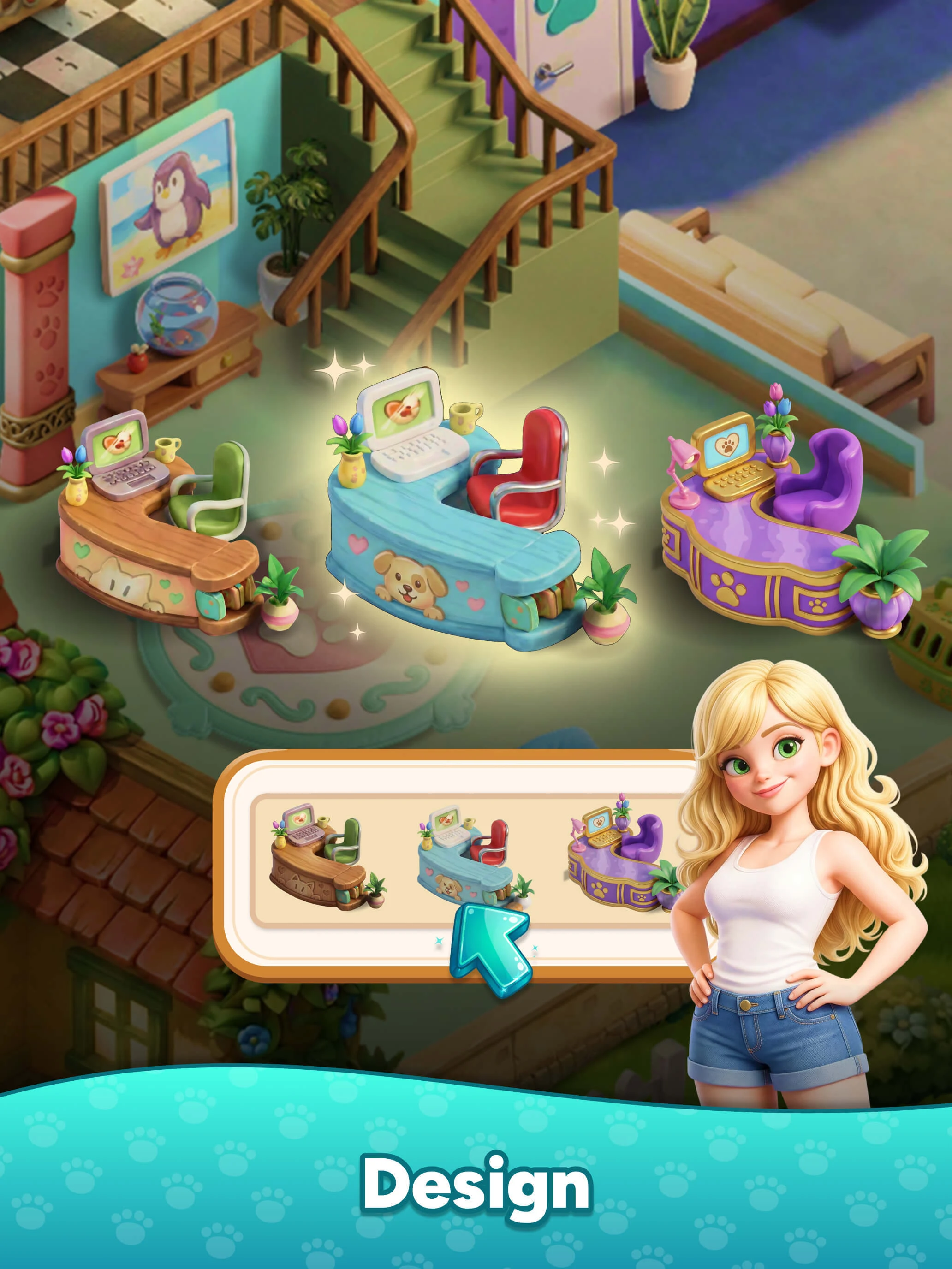 Pet Shelter Merge & Story screenshot