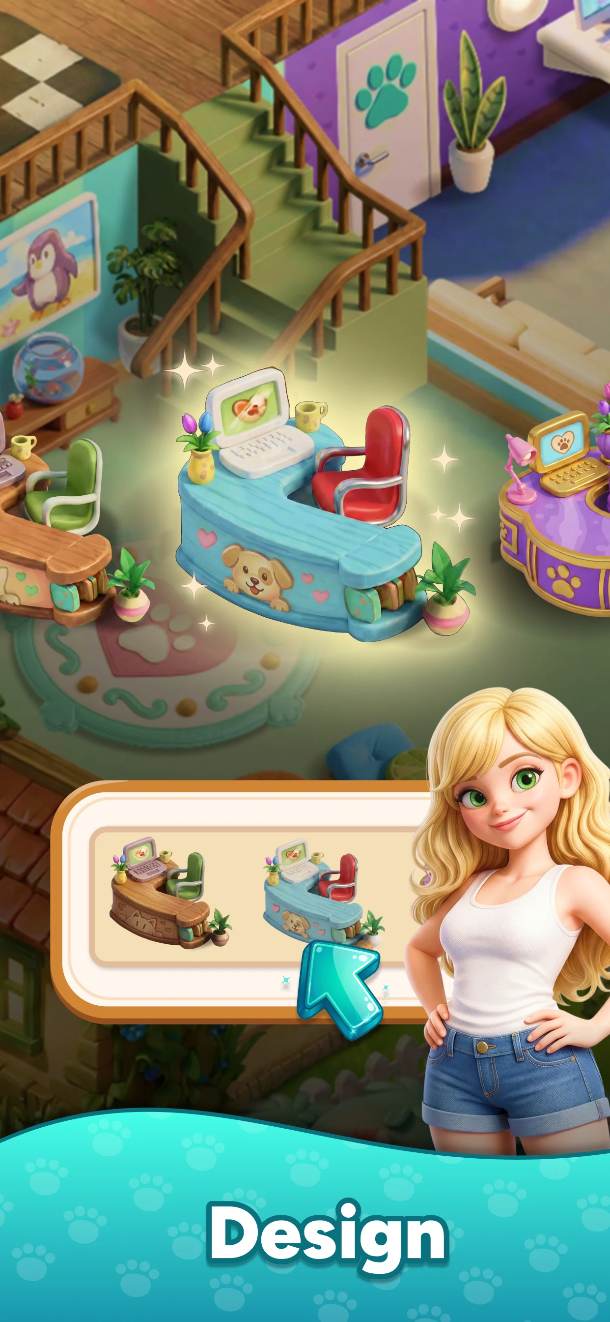 Pet Shelter Merge & Story screenshot