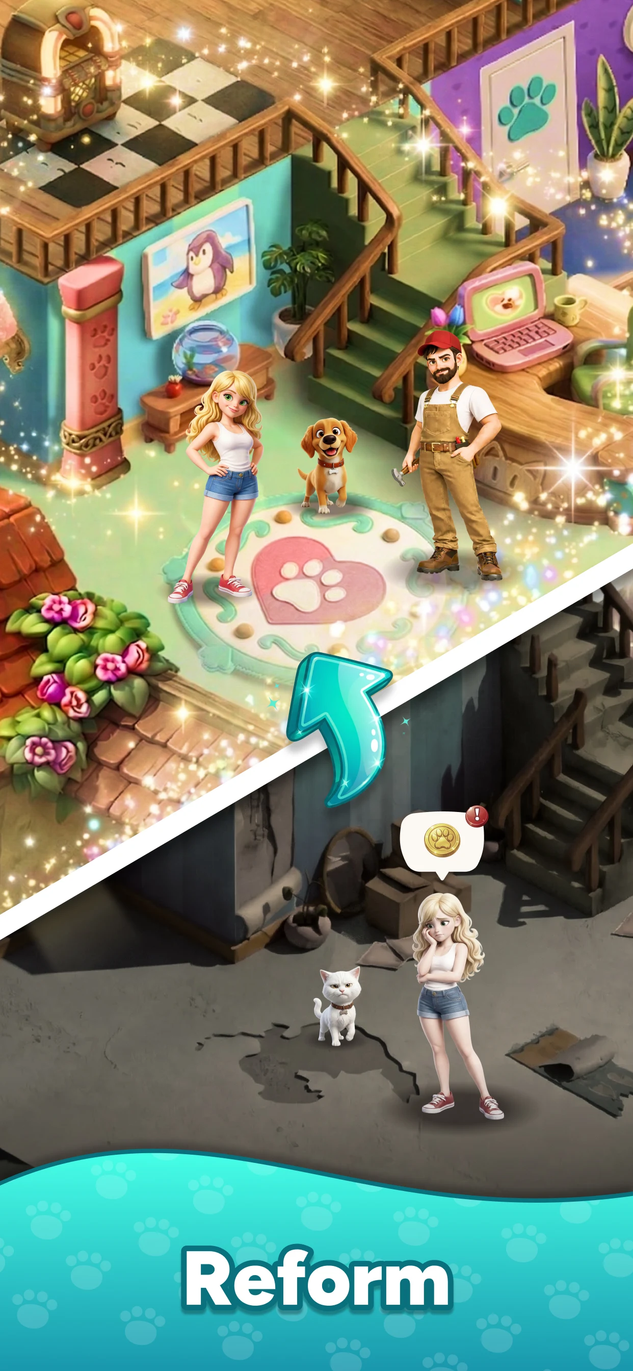Pet Shelter Merge & Story screenshot
