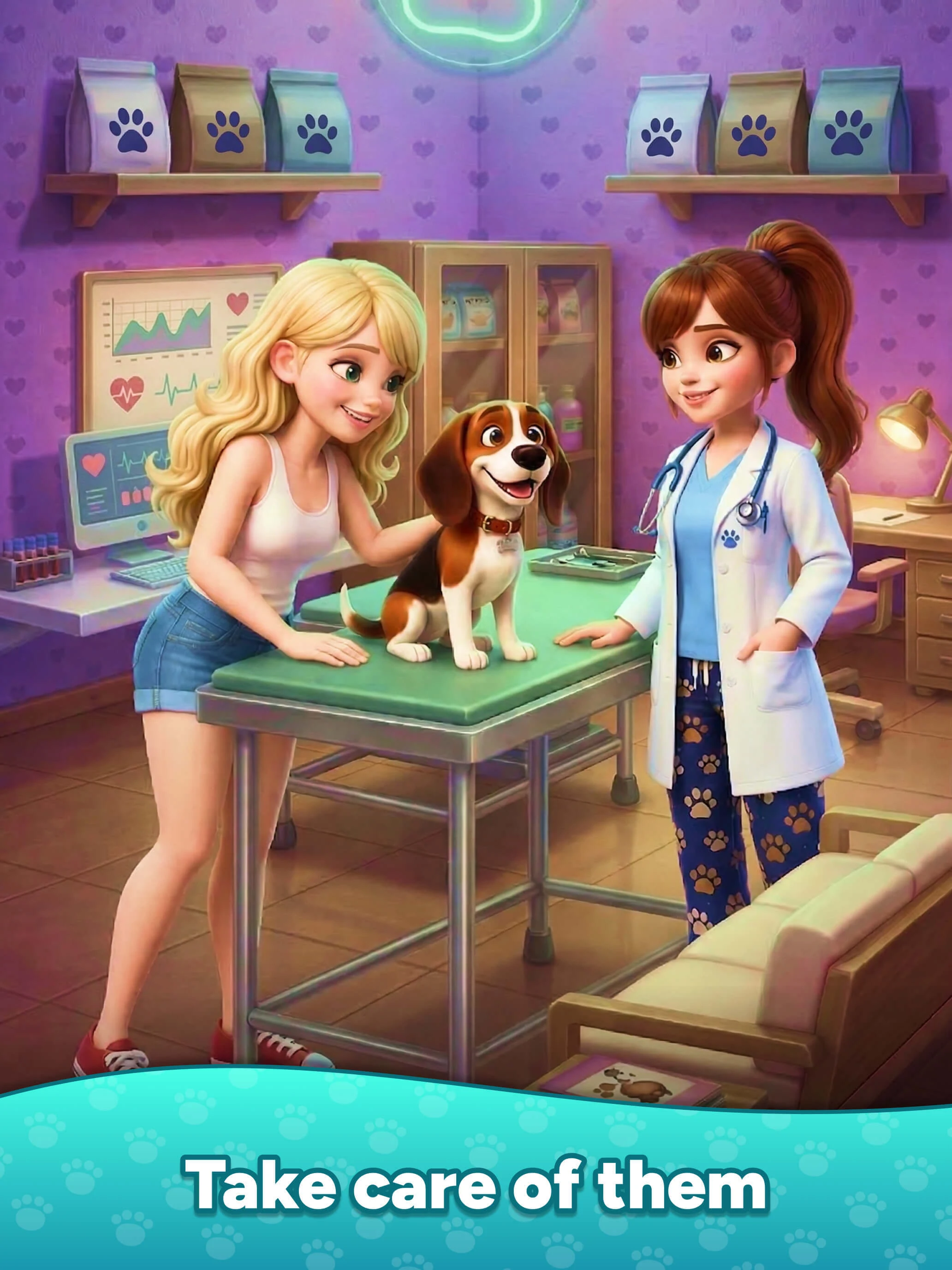 Pet Shelter Merge & Story screenshot